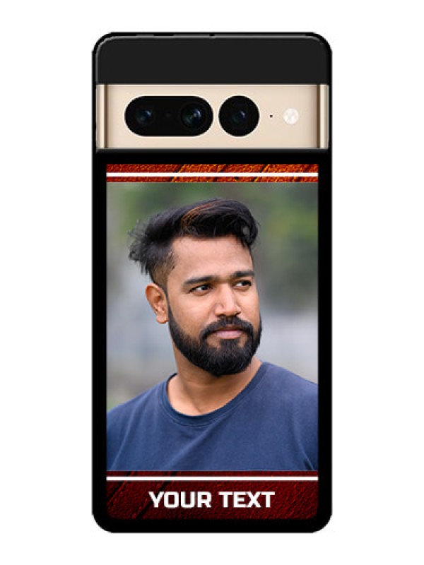 Custom Google Pixel 7 Pro 5G Custom Metal Phone CaseLeather Phone Case Design