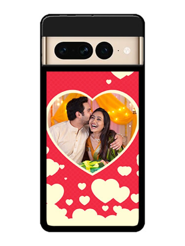 Custom Google Pixel 7 Pro 5G Custom Metal Phone CaseLove Symbols Phone Cover Design