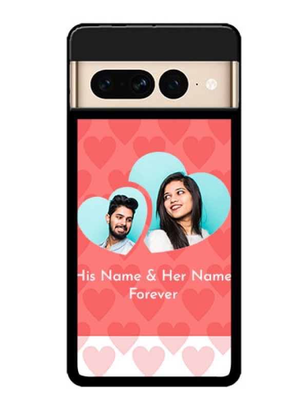 Custom Google Pixel 7 Pro 5G Custom Metal Phone CaseCouple Pic Upload Design
