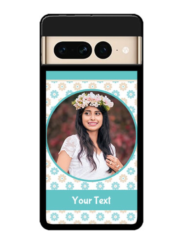 Custom Google Pixel 7 Pro 5G Custom Metal Phone CaseBeautiful Flowers Design