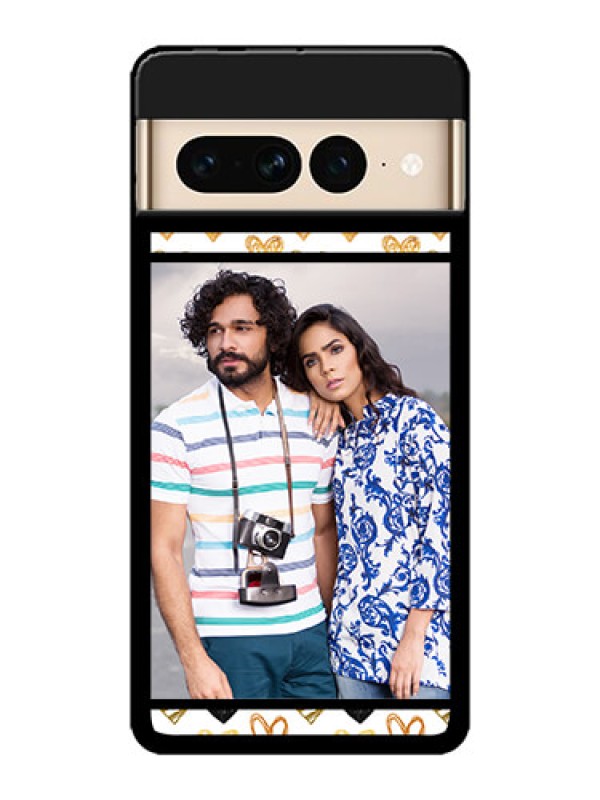 Custom Google Pixel 7 Pro 5G Custom Metal Phone CaseLove Symbol Design