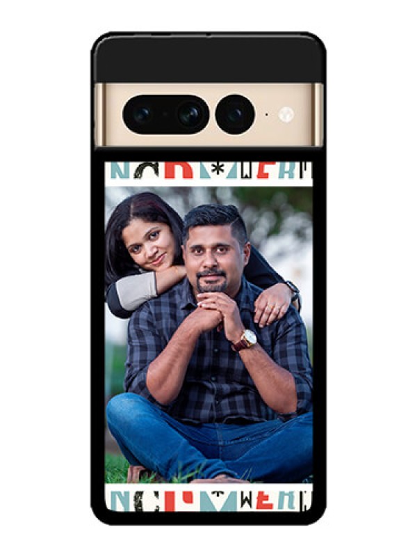Custom Google Pixel 7 Pro 5G Custom Metal Phone CaseAlphabet Design