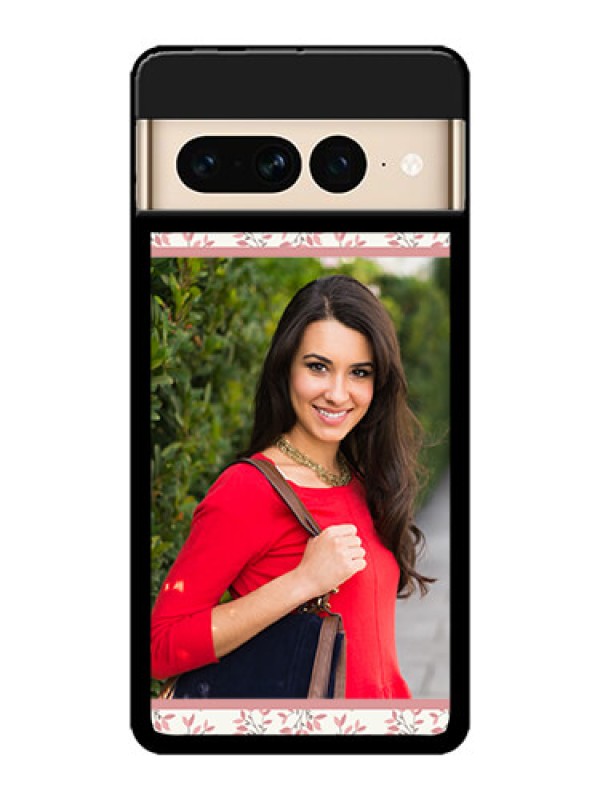 Custom Google Pixel 7 Pro 5G Custom Metal Phone CaseStunning Floral Design