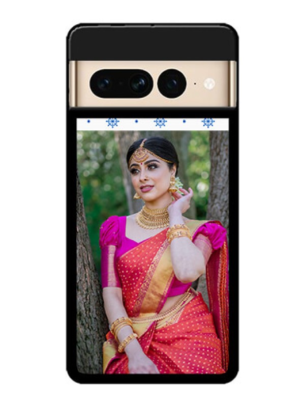 Custom Google Pixel 7 Pro 5G Custom Metal Phone CaseSnow Pattern Design