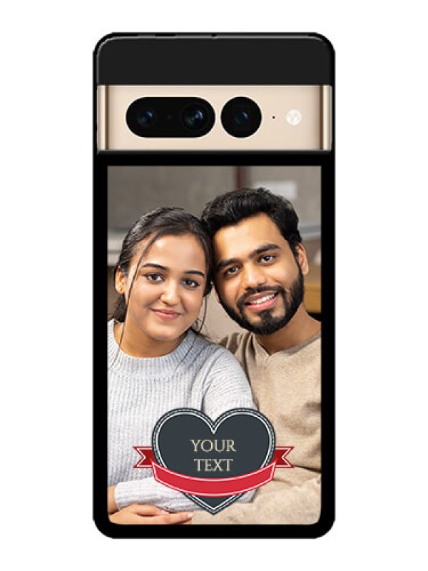 Custom Google Pixel 7 Pro 5G Custom Metal Phone CaseJust Married Couple Design