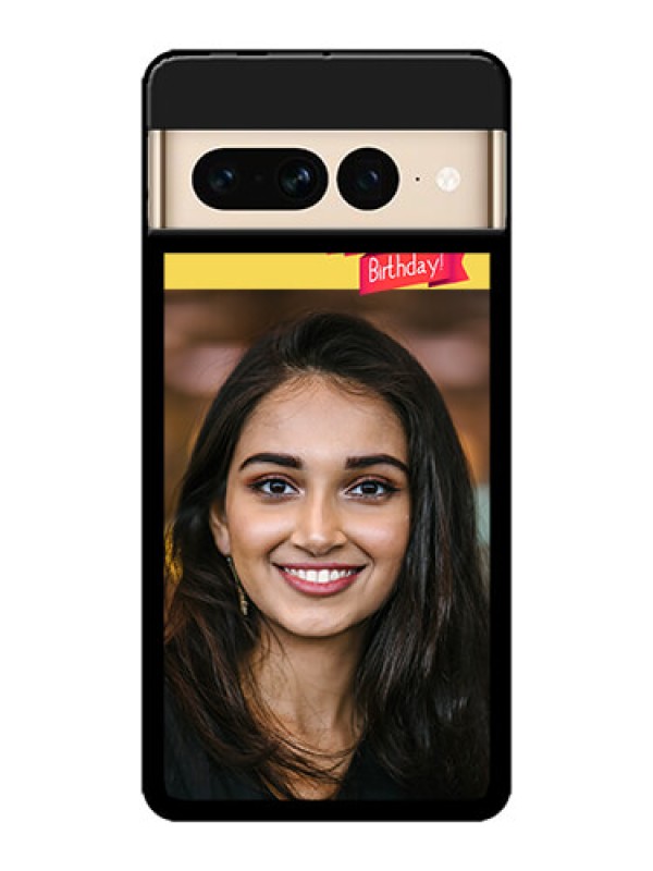 Custom Google Pixel 7 Pro 5G Custom Metal Phone CaseHappy Birthday Design