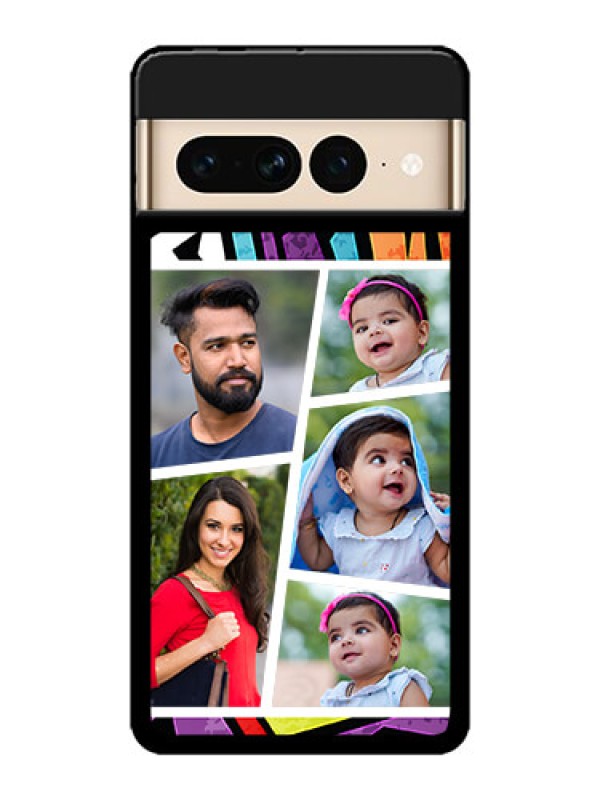 Custom Google Pixel 7 Pro 5G Custom Metal Phone CaseGraffiti Pattern Design