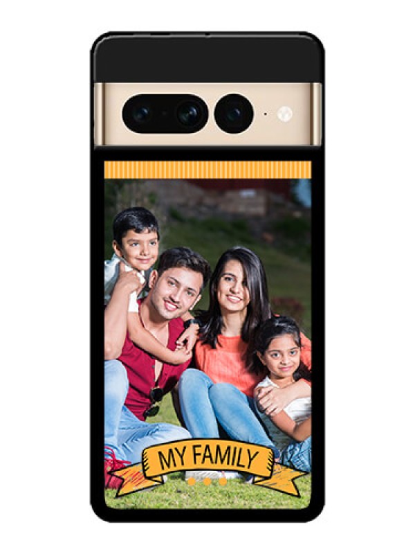 Custom Google Pixel 7 Pro 5G Custom Metal Phone CaseMy Family Design
