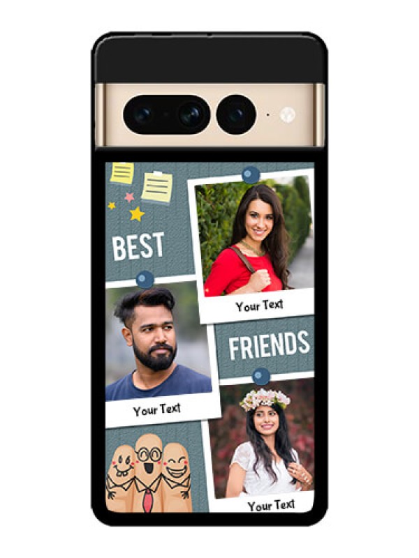 Custom Google Pixel 7 Pro 5G Custom Metal Phone CaseSticky Frames And Friendship Design