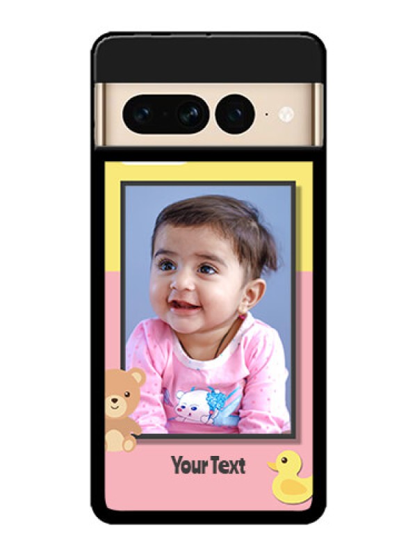 Custom Google Pixel 7 Pro 5G Custom Metal Phone CaseKids 2 Color Design