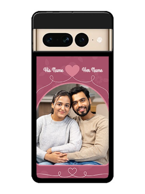 Custom Google Pixel 7 Pro 5G Custom Metal Phone CaseLove Floral Design