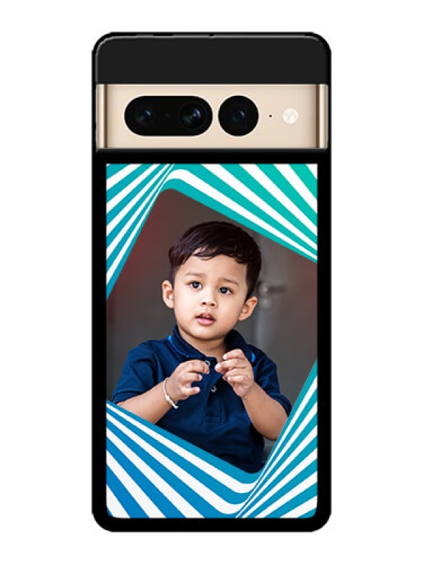 Custom Google Pixel 7 Pro 5G Custom Metal Phone CaseAbstract Spiral Design