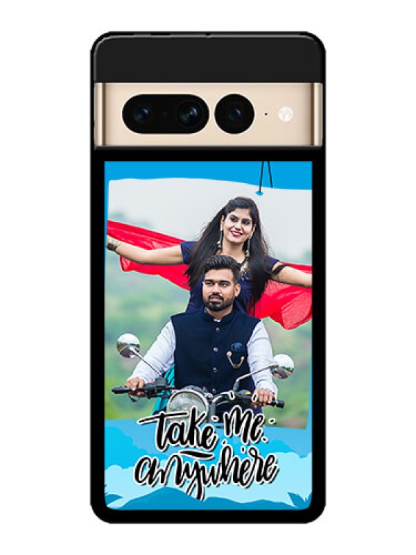 Custom Google Pixel 7 Pro 5G Custom Metal Phone CaseTraveller Design