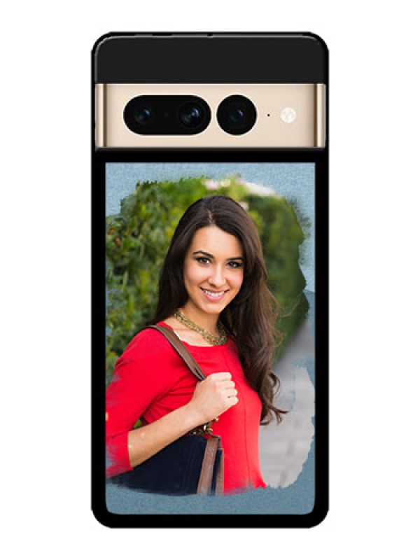 Custom Google Pixel 7 Pro 5G Custom Metal Phone CaseGrunge Line Art Design