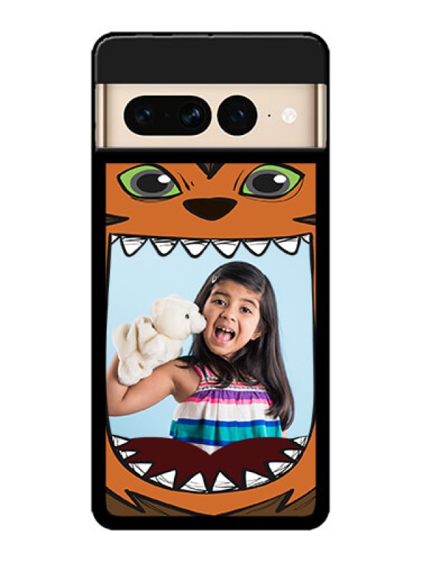 Custom Google Pixel 7 Pro 5G Custom Metal Phone CaseOwl Monster Back Case Design