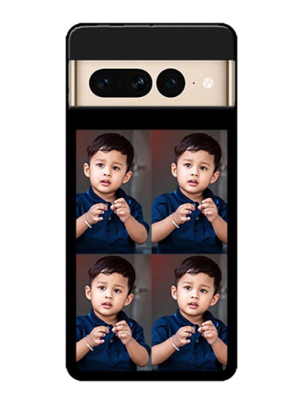 Custom Google Pixel 7 Pro 5G Custom Metal Phone Case4 Image Holder Design