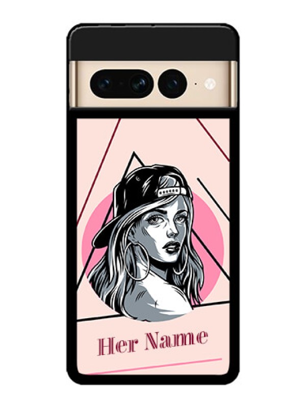 Custom Google Pixel 7 Pro 5G Custom Metal Phone CaseRockstar Girl Design