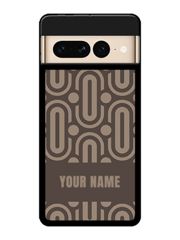 Custom Google Pixel 7 Pro 5G Custom Metal Phone CaseCaptivating Zero Pattern Design