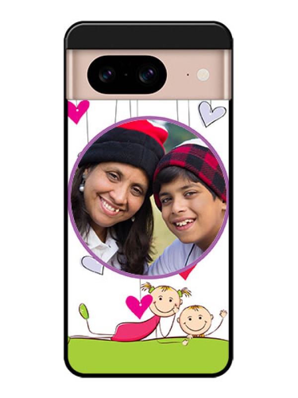 Custom Google Pixel 8 5G Custom Metal Phone CaseCute Kids Phone Case Design