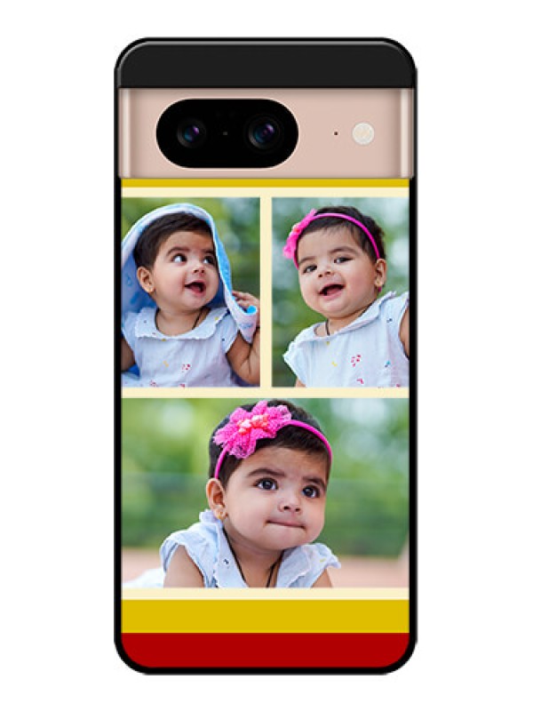 Custom Google Pixel 8 5G Custom Metal Phone CaseMultiple Pic Upload Design