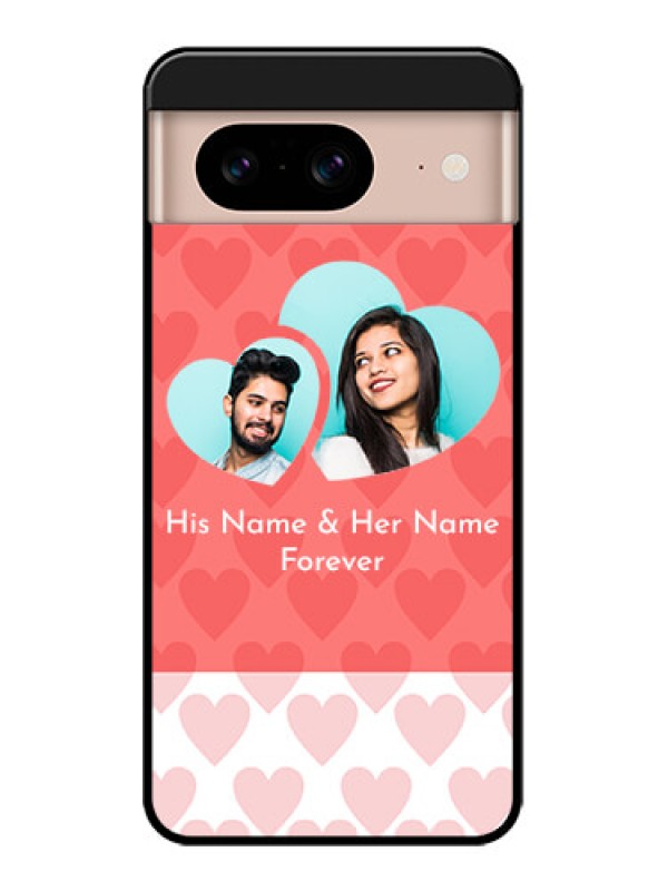 Custom Google Pixel 8 5G Custom Metal Phone CaseCouple Pic Upload Design