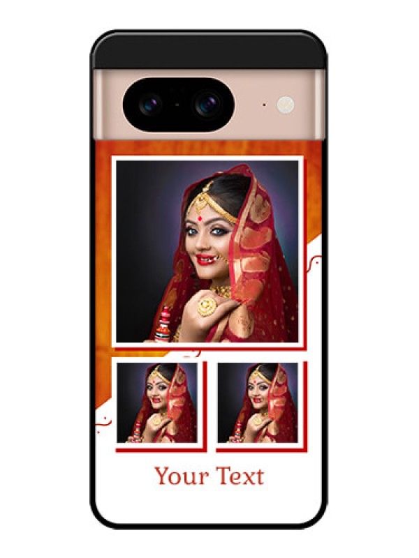 Custom Google Pixel 8 5G Custom Metal Phone CaseWedding Memories Design