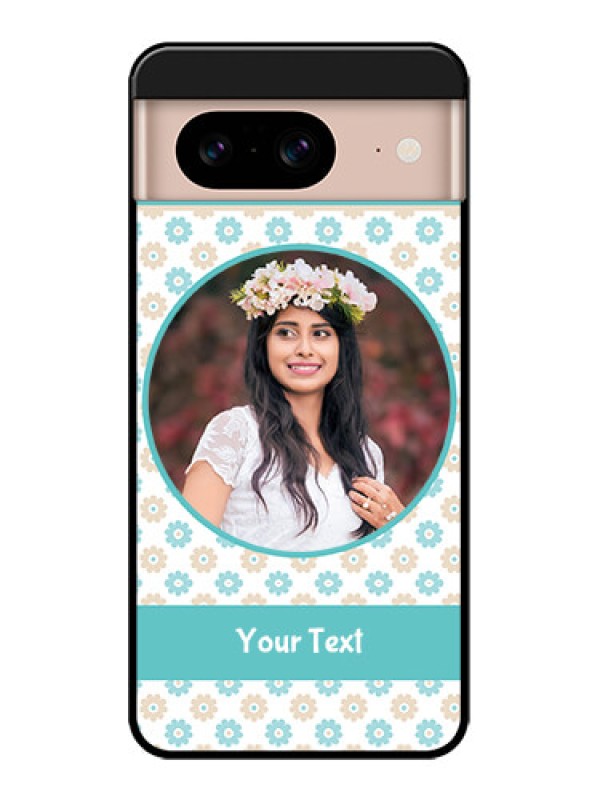 Custom Google Pixel 8 5G Custom Metal Phone CaseBeautiful Flowers Design