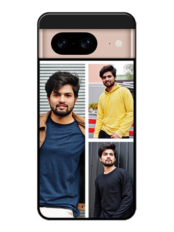 Custom Google Pixel 8 5G Custom Metal Phone CaseUpload Multiple Picture Design