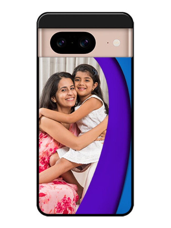 Custom Google Pixel 8 5G Custom Metal Phone CaseSimple Pattern Design