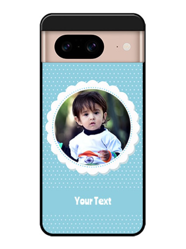 Custom Google Pixel 8 5G Custom Metal Phone CaseViolet Pattern Design