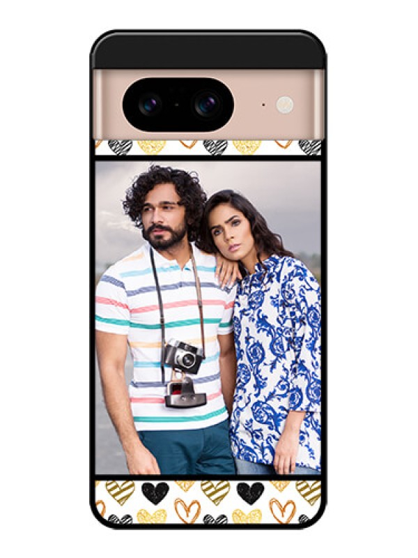 Custom Google Pixel 8 5G Custom Metal Phone CaseLove Symbol Design