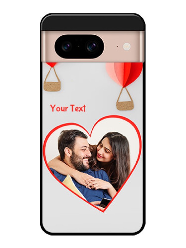 Custom Google Pixel 8 5G Custom Metal Phone CaseParachute Love Design