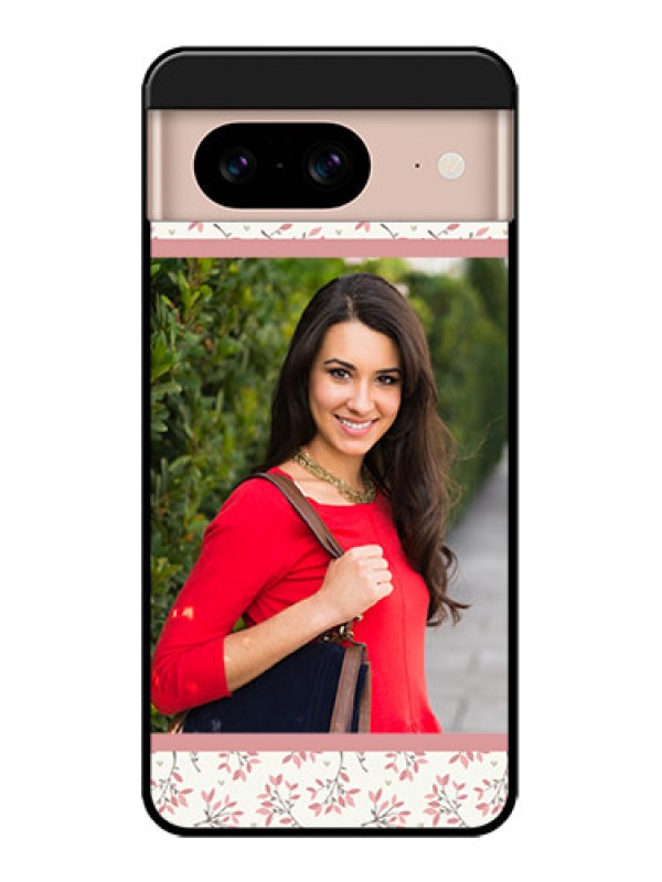 Custom Google Pixel 8 5G Custom Metal Phone CaseStunning Floral Design