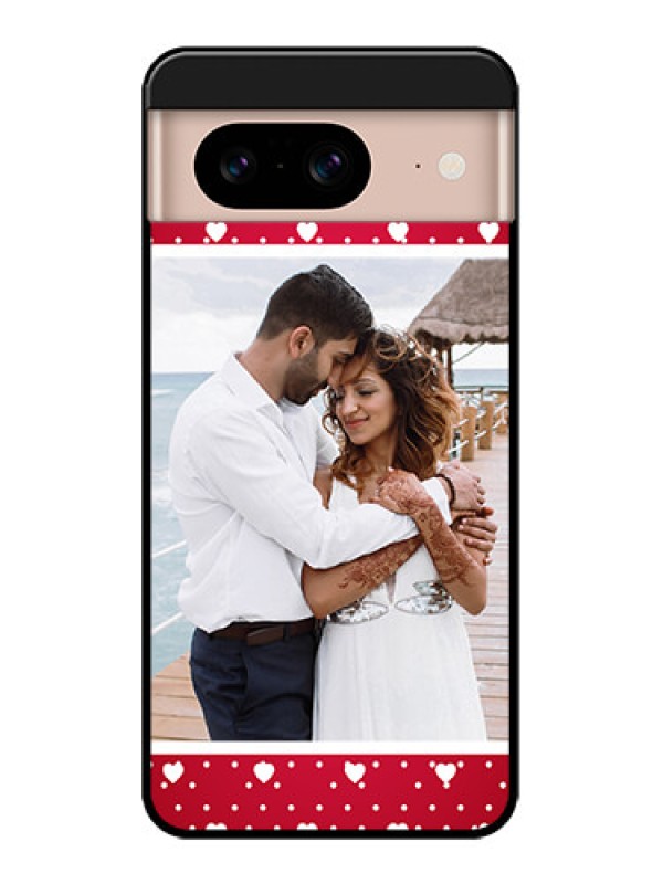 Custom Google Pixel 8 5G Custom Metal Phone CaseHearts Mobile Case Design