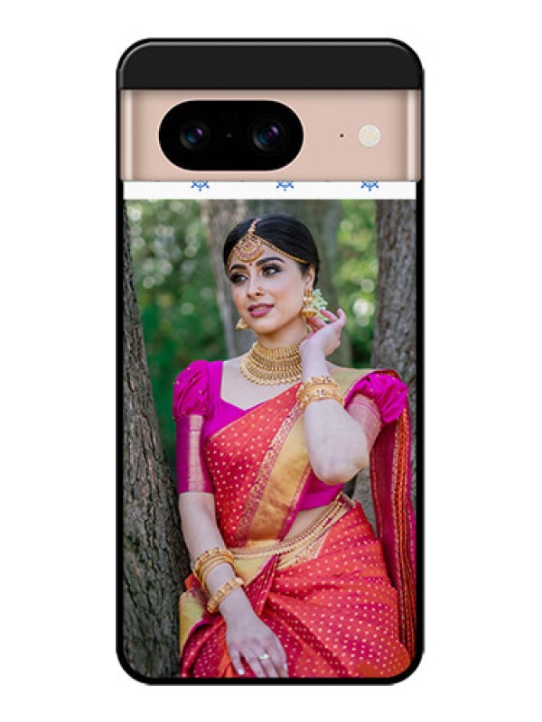 Custom Google Pixel 8 5G Custom Metal Phone CaseSnow Pattern Design