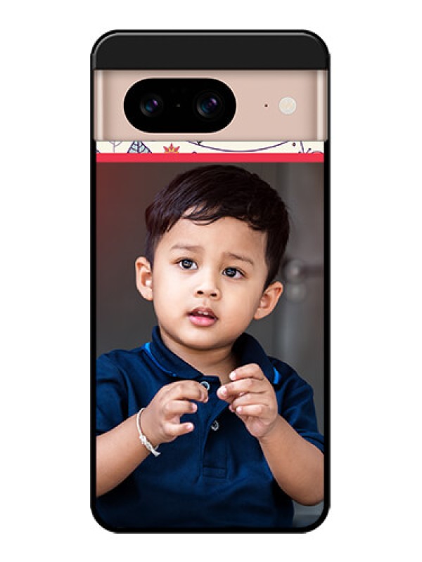 Custom Google Pixel 8 5G Custom Metal Phone CasePremium Floral Design