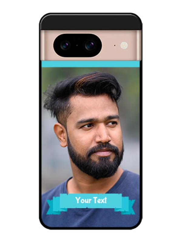 Custom Google Pixel 8 5G Custom Metal Phone CaseBlue Color Design