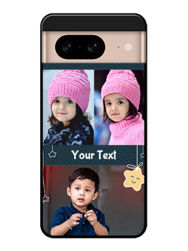 Custom Google Pixel 8 5G Custom Metal Phone CaseHanging Stars Design