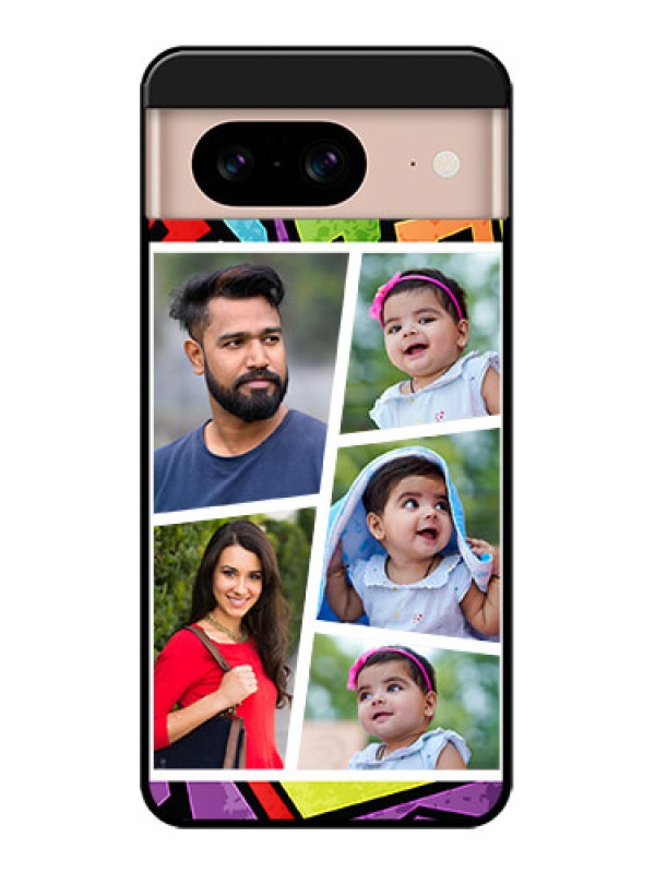 Custom Google Pixel 8 5G Custom Metal Phone CaseGraffiti Pattern Design