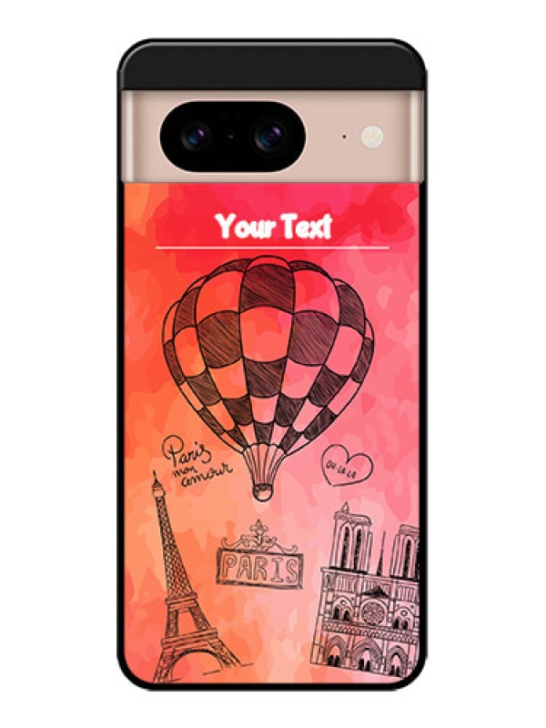 Custom Google Pixel 8 5G Custom Metal Phone CaseParis Theme Design