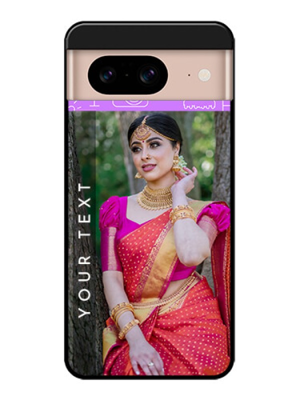 Custom Google Pixel 8 5G Custom Metal Phone CaseBirthday Icons Design