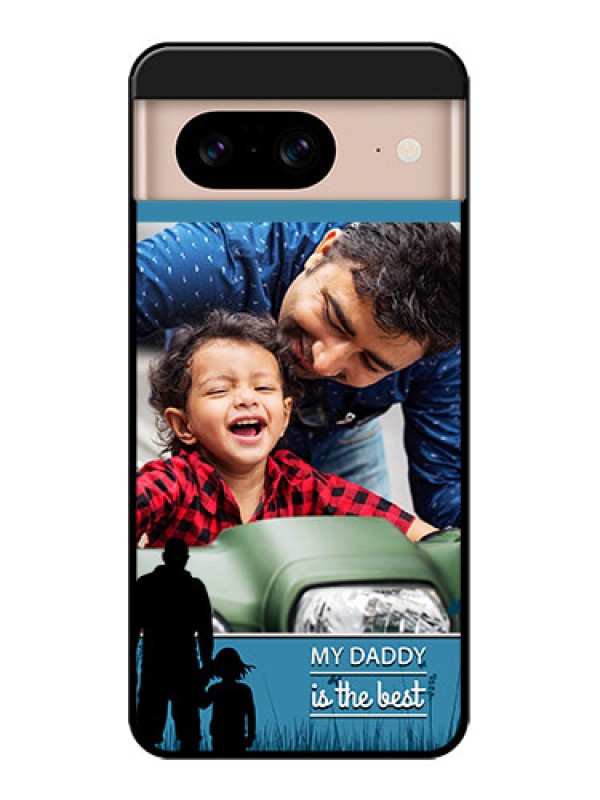 Custom Google Pixel 8 5G Custom Metal Phone CaseBest Dad Design