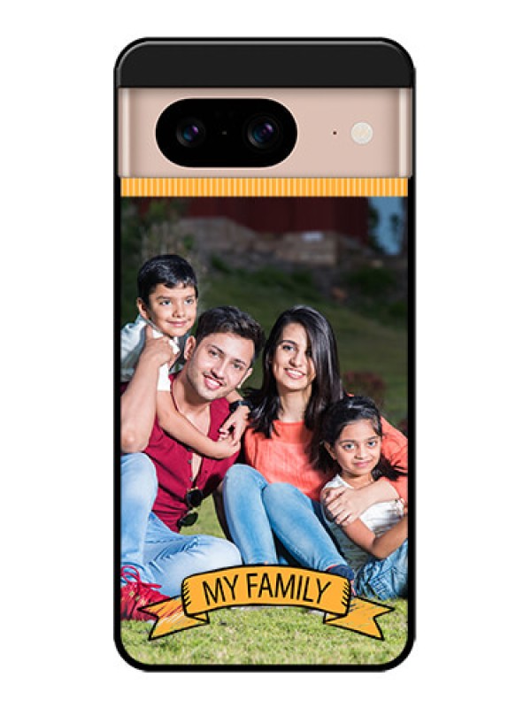 Custom Google Pixel 8 5G Custom Metal Phone CaseMy Family Design