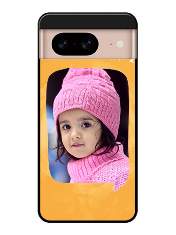 Custom Google Pixel 8 5G Custom Metal Phone CaseWater Color Design With Bird Icons