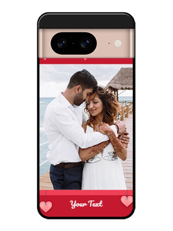 Custom Google Pixel 8 5G Custom Metal Phone CaseValentines Day Design