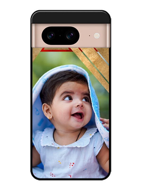 Custom Google Pixel 8 5G Custom Metal Phone CaseGradient Abstract Texture Design