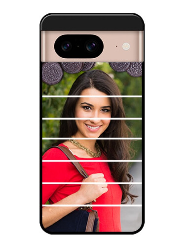 Custom Google Pixel 8 5G Custom Metal Phone CaseWith Oreo Biscuit Design