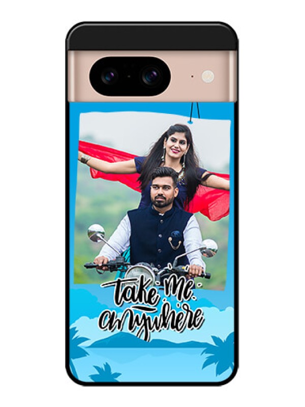 Custom Google Pixel 8 5G Custom Metal Phone CaseTraveller Design