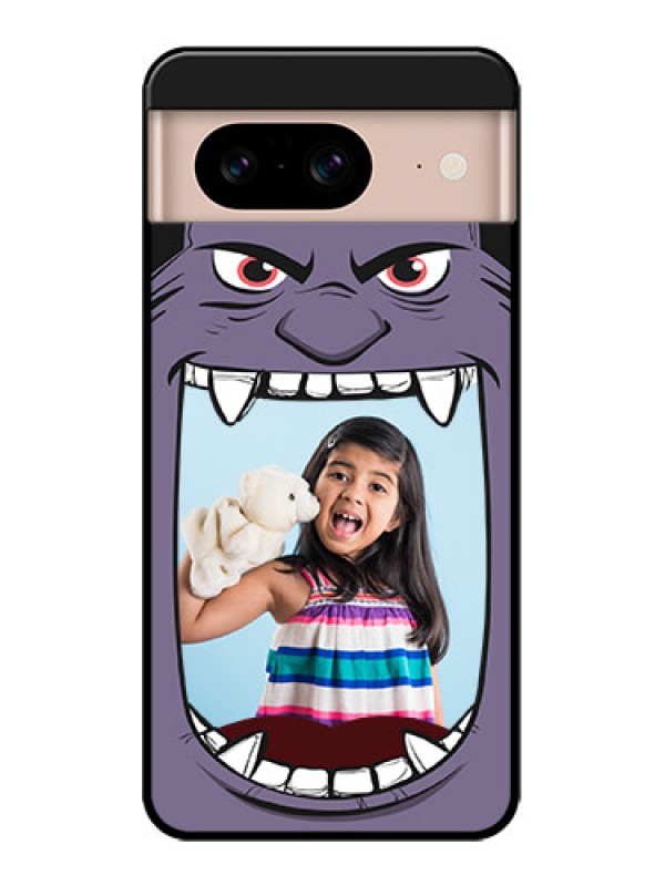 Custom Google Pixel 8 5G Custom Metal Phone CaseAngry Monster Design