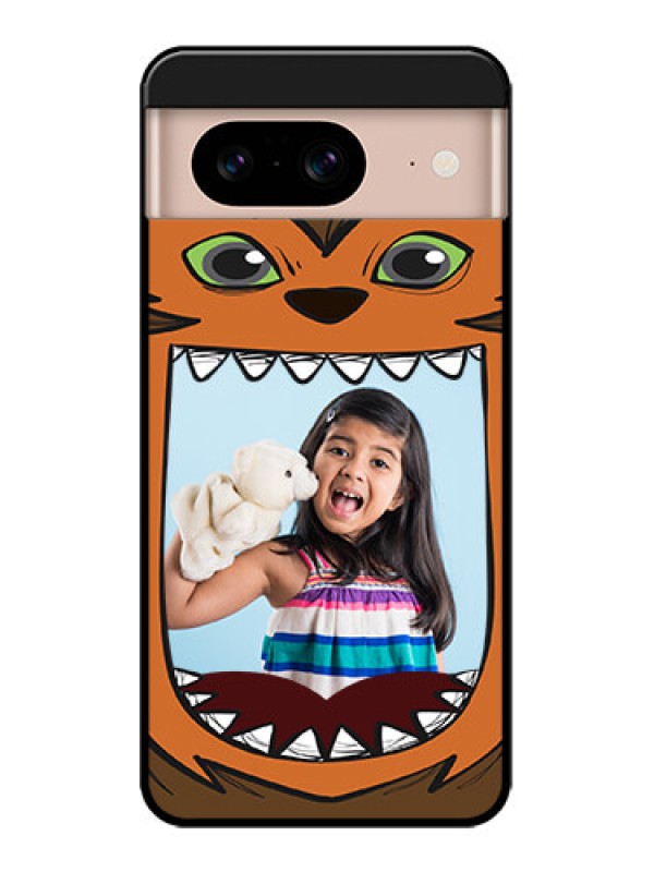 Custom Google Pixel 8 5G Custom Metal Phone CaseOwl Monster Back Case Design